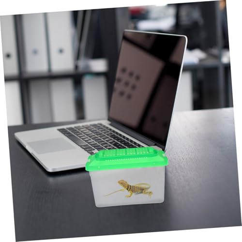 Happyyami 2pcs Portable Reptile Feeding Case Breeding Box for Small Pets Fish and Turtles Lightweight and User-Friendly Design for Travel and Transportation
