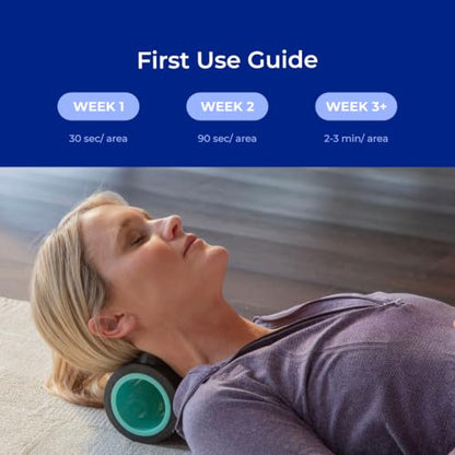 Chirp Wheel XR 4" Neck Wheel for Headache and Tension Relief, Mint | Neck Roller and Head Stretcher, Suboccipital Release Wheel, Tension Headache Massager, 4 Inch - size: 4 Inch Mint