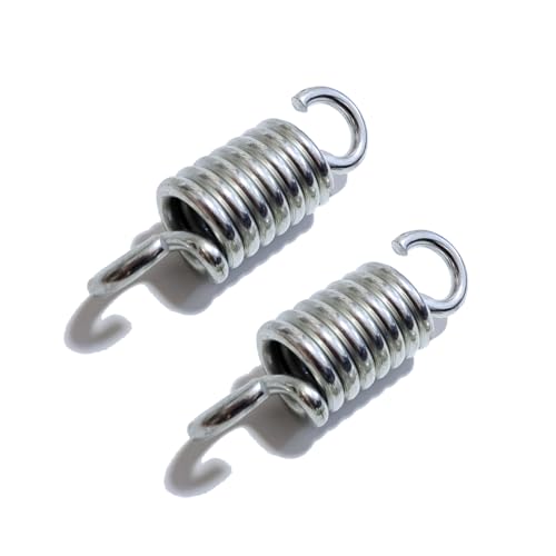 Porch Swing Springs Hangers Heavy Duty-Chair Spring - Heavy Duty Suspension Hangers Ceiling Mount Porch Swings (2pcs 750Lbs Version) - color: 2 Pack Silver