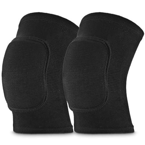 COMNICO Arm Brace Pads Elbow Protector Strap Pair, Breathable Anti-Collision Sponge Tendonitis Fitness Volleyball Basketball Tennis Golfers Knee Support Band for Kids Men Women Elderly - color: Black(40-75kg)