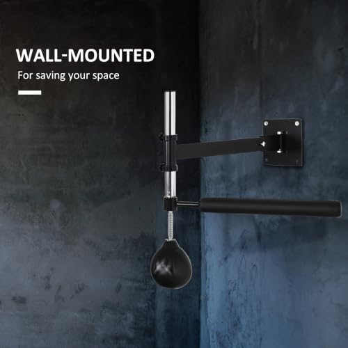 Soozier Speed Bag Boxing Punching Bag Lightweight Wall Mount 9" H x 7" Dia.
