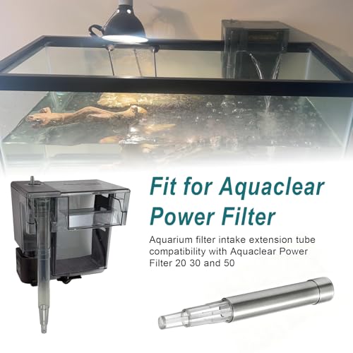 Aquarium Filter Intake Extension Tube,Intake Tube Compatibility with Aquaclear Power Filter 20 30 50, Aquarium Filter Pickup Tube Keeps Water Crystal Clear,Replacement Tube Aquarium Filter Accessories