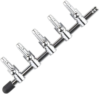 5-Way Air Flow Control Lever Valve with Airline Tubing Connector for Aquarium Fish Tank