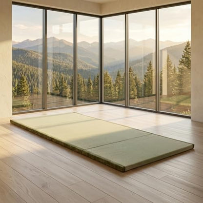 MustMat Tatami Mat Foldable Japanese Floor Mattress 35.4"x78.7"x1.2" - size: 1 piece