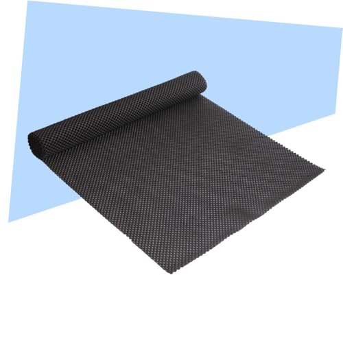 Multipurpose Non Slip PVC Mat Large Grip Liner for Home Office Caravans More for Kitchen Cabinets and Shelves Black