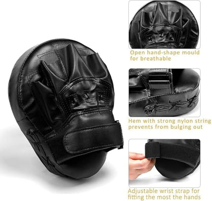 Valleycomfy Boxing Curved Focus Punching Mitts