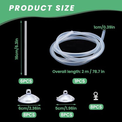 Aquariums Floating Plant Floating Plant Fence, Fish Feeding Ring Can Adjust Height with Water, Aquarium Decoration for Intercepts Floatings Plants, Fish Feeding