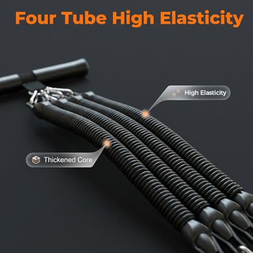 Pedal Resistance Band with Handle, 2026 Upgrade Multifunction Pedal Resistance Band, Elastic Pull Rope for Abs, Legs, Glutes, Arms, Waist