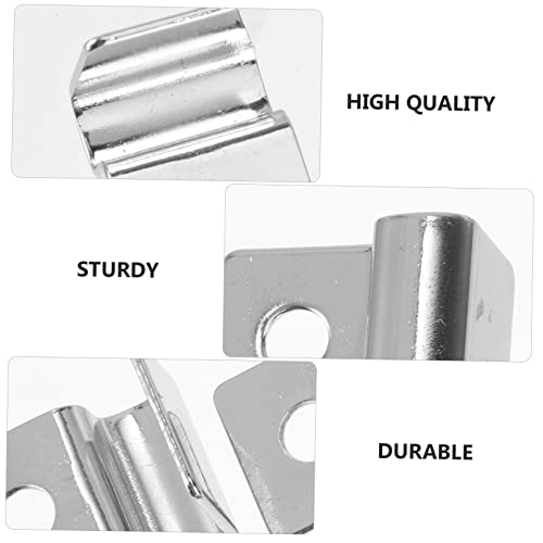 Ipetboom 8pcs Glass Lid Brackets for Fish Tank Aquarium Support Clips Easy Installation for Open Tanks Sturdy Holder for Aquatic Environments