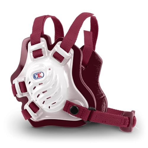 Cliff Keen Tornado Wrestling Headgear - color: Translucent / Maroon / Maroon