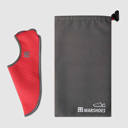 MOOTO Korea Taekwondo MarShoes TKD MMA Martial Arts Gym Academy School Socks Type Mar Shoes Red and Navy (Red, 3. S(220~235 mm or 8.66~9.25 inch))