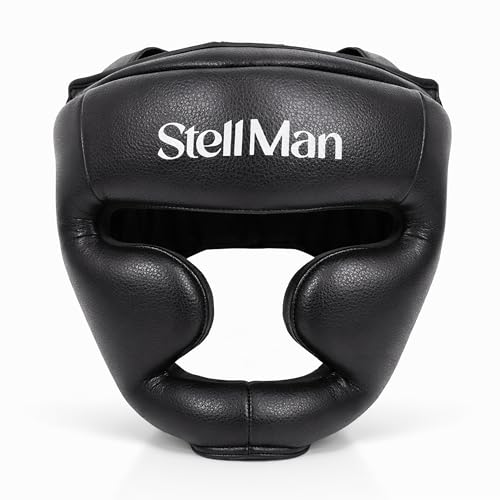 Boxing Headgear for MMA Training, Adjustable Padded Protective Helmet – Muay Thai, Kickboxing, Karate, Taekwondo & Martial Arts Sparring