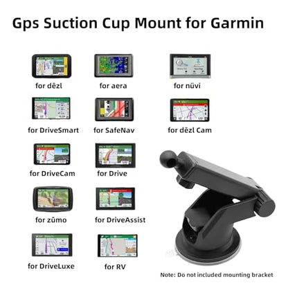 Replacement Suction Cup Mount Part, Suction Cup Bracket for GPS Ball Joint Flexible Mounting Disk Mount Windshield Dashboard Carplay Monitor GPS Suction Cup Mount for Garmin Mount