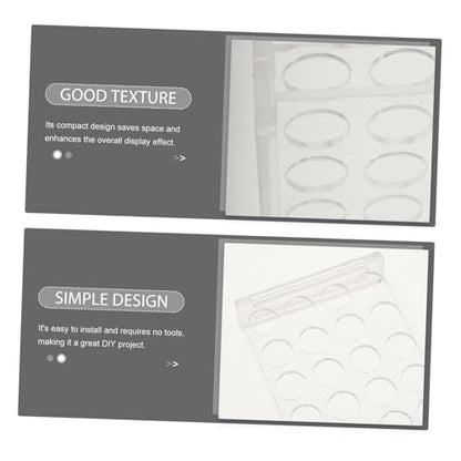 STOBAZA 4pcs -Slot Acrylic Test Tube Holder Stand Preroll Tubes for Laboratory