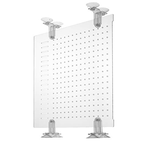 POPETPOP 1set Plate for Aquariums Segregation Board Fixed Clips Fish Divider for Fry Safety and Easy to Install for Fish Tank Separation