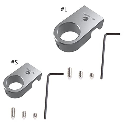 Aquatic Box Rack Aquarium Water Inlet Outlet Pipe Lily Fixing Clip Fixture Clamp for Fish for Tank Feeding Hose Clamps Water Hose Holder, 3.6x2x1.1cm