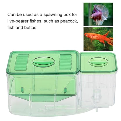 FILFEEL Aquarium Breeding Box for Isolation of Newborn Fish and Shrimp - DoubleLayer Incubator for Small Life