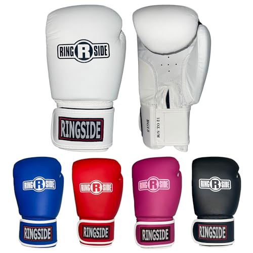 Ringside Striker Boxing Training Sparring Gloves - color: White, size: Large-X-Large