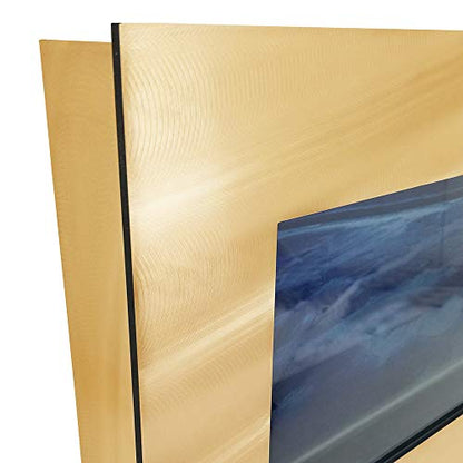 AA-Skyline-BGOLD 2.0 Wall Mounted Aquarium Brushed Gold