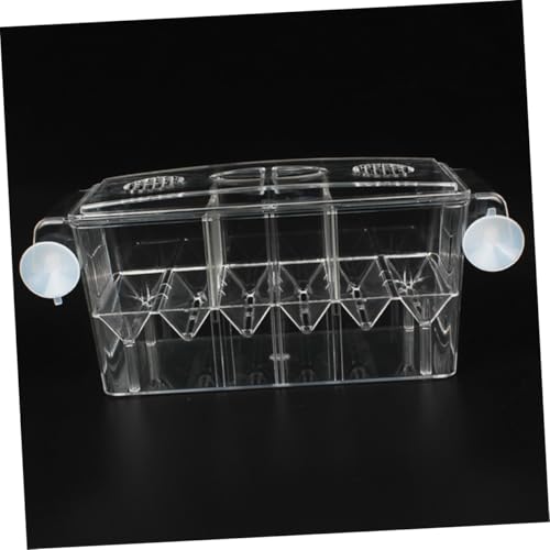 Homoyoyo Aquarium Breeding Tank Acrylic Isolation Box Fish Hatchery Incubator for Fish Tank Spawning and Nursery Use