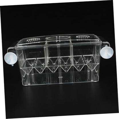 Homoyoyo Aquarium Breeding Tank Acrylic Isolation Box Fish Hatchery Incubator for Fish Tank Spawning and Nursery Use