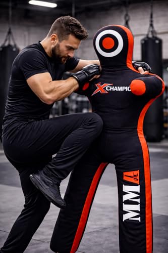 MMA Grappling Submission Dummy – Brazilian Jiu Jitsu BJJ Punching Bag for Judo, Karate, Boxing & MMA Training – UNFILLED(5Ft)