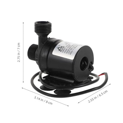 Dc 24v Submersible Water Transfer Pump with Stainless Steel Shaft and Suction Cup, Portable Mini Circulation Pump for Home Irrigation, Aquarium, and Car Wash Pressure