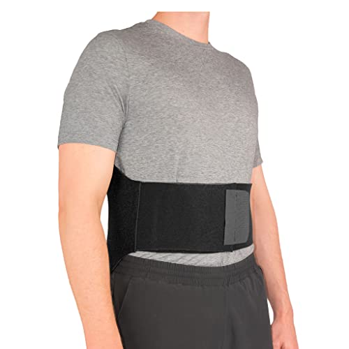 Universal Back Compression Support – Hot and Cold Therapy System Adjustable Back Brace with Direct Stick Packs & Dual Compression Straps – Breathable & Hypoallergenic Design - style: Back