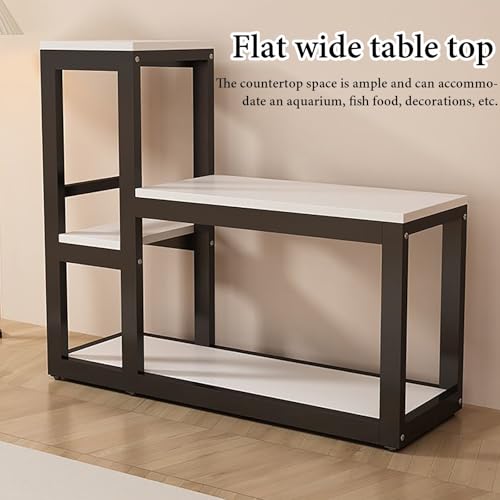 Fish Tank Stand,Heavy Duty Aquarium Stand with Non-Slip Foot Pads, Durable Fish Tank Rack for Terrariums, Scratch-Resistant Support for Secure Placement, Ideal for Home and Office Use