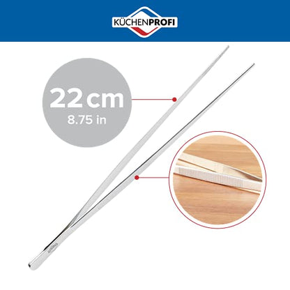 Küchenprofi 8.75-Inch Tweezer Tongs in 18/10 Stainless Steel