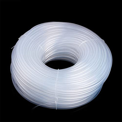 Silicone Capillary Tube, 0.5mm1mm2mm3mm Food Grade Hose Silicone Rubber Tube, 10m Long Thin Tube Protection Sleeve (Color : 2 * 4mm, Size : 10m)