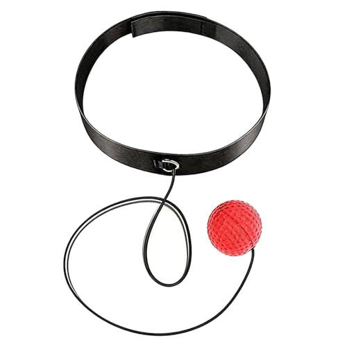 Boxing Reflex Ball Headband Set,Boxing Ball Headband Set for Fitness Hand Eye Coordination Speed Training