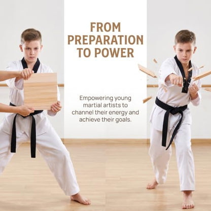 10PCS Karate Breaking Boards,Wood Martial Arts Boards Professional Taekwondo Board for Taekwondo Karate Practice - 0. 3cm - size: 29.50X20.40X0.30CM