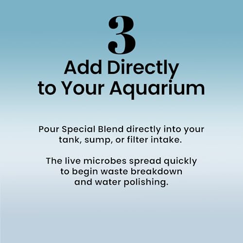 MICROBE-LIFT Special Blend Aquarium Water Care Treatment, Cleaner & Clarifier for Fresh and Saltwater Fish Tanks, Reduces Maintenance & Helps with Aquarium Algae Control and Odor, 4 Ounces (SBH04)