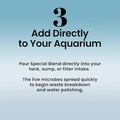 MICROBE-LIFT Special Blend Aquarium Water Care Treatment, Cleaner & Clarifier for Fresh and Saltwater Fish Tanks, Reduces Maintenance & Helps with Aquarium Algae Control and Odor, 4 Ounces (SBH04)