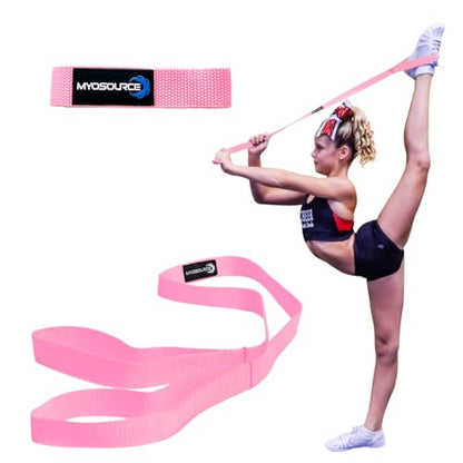 Cheer Kinetic Bands – Leg Strengthening Resistance Bands for Cheerleaders - style: Blush Level 2