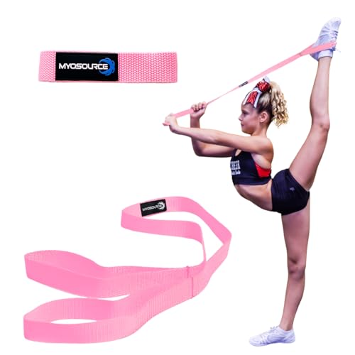 Cheer Kinetic Bands – Leg Strengthening Resistance Bands for Cheerleaders - style: Blush Level 1