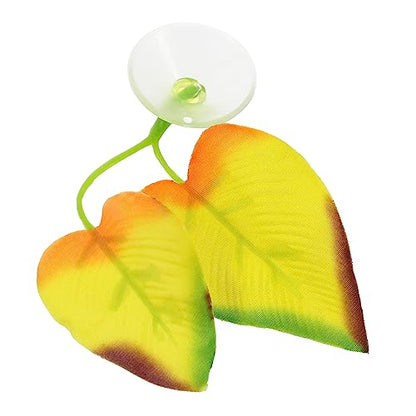 BESPORTBLE Fish Tank Decorative Betta Fish Leaf Pad Lightweight Resting Bed Lifelike Hideaway Aquarium Decoration to Rest and Play