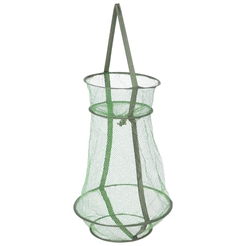 Ciieeo Reusable Nylon Fishing Mesh Net Large Capacity Fish Guard Net with Drawstring for Freshwater and Saltwater Fishing