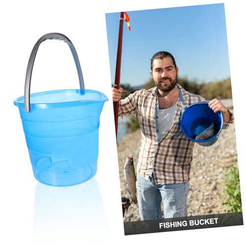 Plastic Water Bucket with Handle 12L Portable Wash Bucket for Home Bathing and Laundry Thickened Storage Container for Students and Dormitory