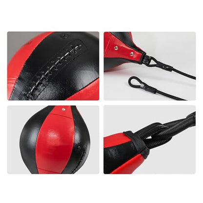 Boxing Speed Bag Portable Adjustable PU Leather Core Training Coordination