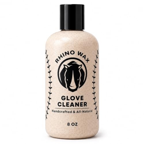 Rhino Wax Baseball Glove Cleaner for Dirt, Grime Removal & Easy Daily Care