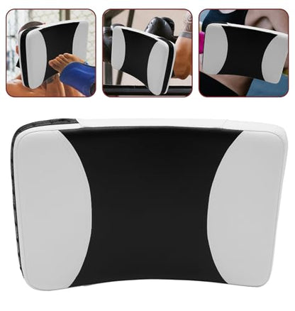 Kisangel Taekwondo Kicking Pad Black White Large Curved Handheld Sparring Target Board for Karate Martial Arts Training