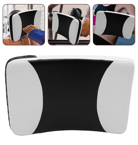Taekwondo Kick Pad Curved Handheld Kicking Target Black White Large Size for Martial Arts Training Muay Thai Karate Punching Paddle Suitable for Boys and Adults
