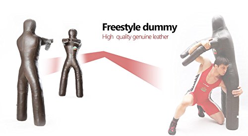 Suples Suples Wrestling Throwing Dummy with Legs - color: Black, size: Medium (60 lb - 65 lb)