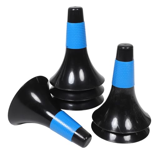 Totority Soccer Training Cones, 6Pcs Multi-Color Agility Markers - Impact-Resistant Sports Cones for Football & Basketball Practice - Stable Square Base for Kids Roller Skating & Field Drills,9-Inch