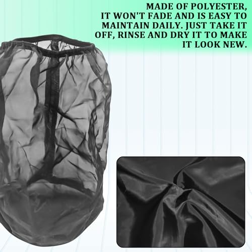Cold Air Intake Filter Cover, Thickened Dust-proof Water-proof Motorcycle Universal Air Intake Cover Filter Sock Compatible with Harley Davidson Touring, for High Flow Cone Air Filter (L)