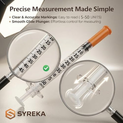 0.5ml 31G 5/16 Inch, Lab Supplies Individual Package 100 Pack - size: 0.5ml-31G-5/16", style: 100 Pack