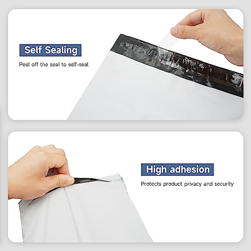 Poly Mailers Shipping Envelope Self Sealing Bags (12x15.5 200pc) - size: 12" x 15.5" 200pcs