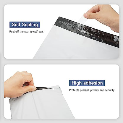 Poly Mailers Shipping Envelope Self Sealing Bags (12x15.5 200pc) - size: 12" x 15.5" 200pcs